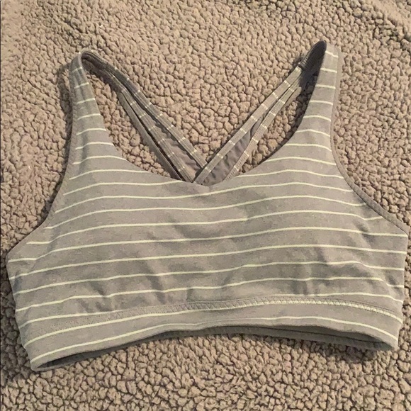 Athleta Striped Trancendence Sports Bra - Picture 3 of 11